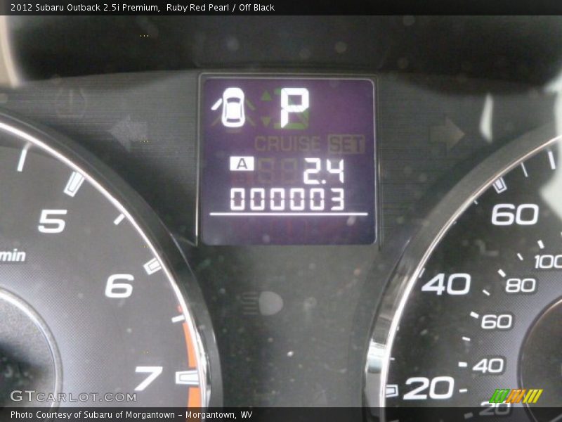 Ruby Red Pearl / Off Black 2012 Subaru Outback 2.5i Premium