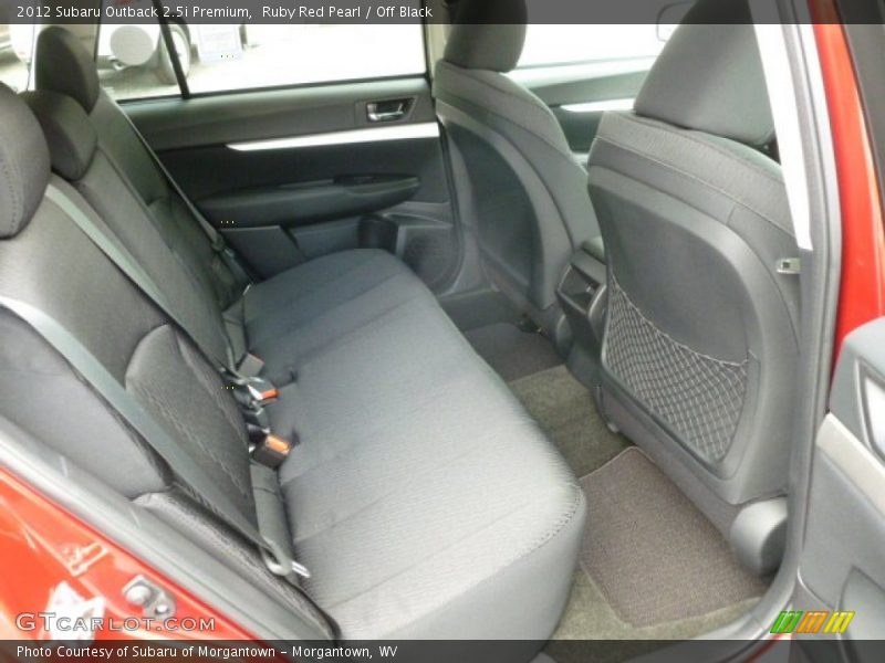 Ruby Red Pearl / Off Black 2012 Subaru Outback 2.5i Premium