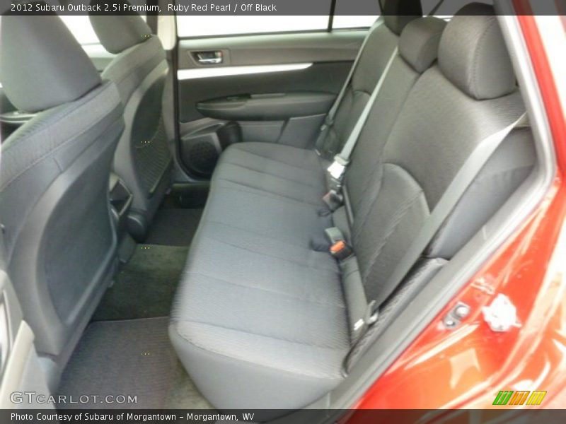 Ruby Red Pearl / Off Black 2012 Subaru Outback 2.5i Premium