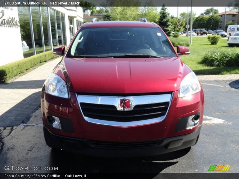 Red Jewel / Black 2008 Saturn Outlook XR