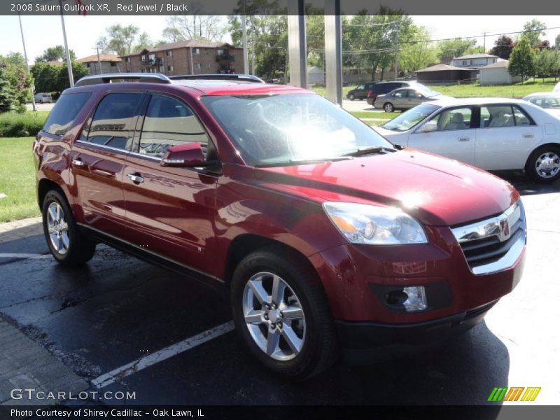 Red Jewel / Black 2008 Saturn Outlook XR