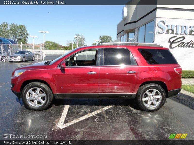 Red Jewel / Black 2008 Saturn Outlook XR