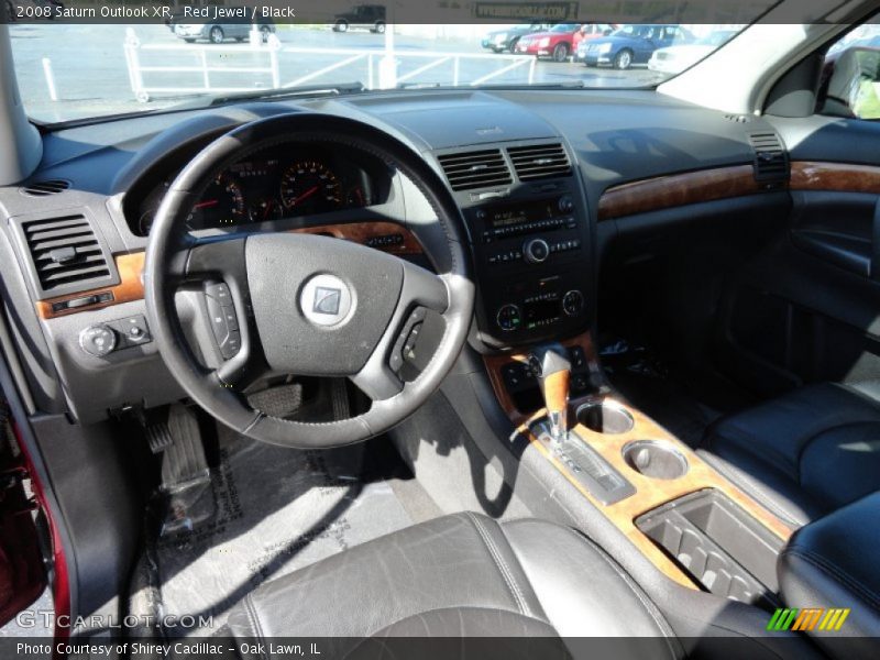 Red Jewel / Black 2008 Saturn Outlook XR