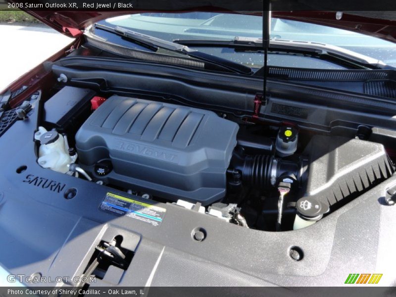 Red Jewel / Black 2008 Saturn Outlook XR