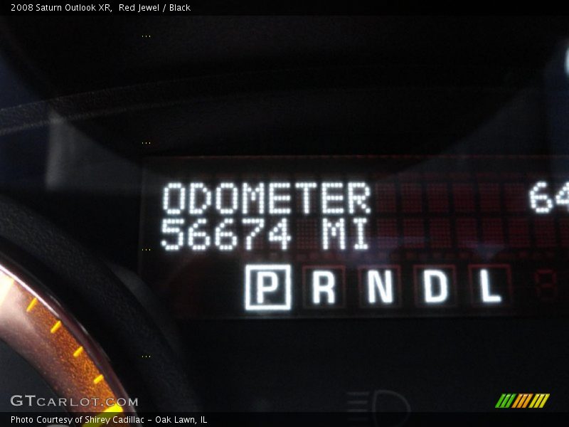 Red Jewel / Black 2008 Saturn Outlook XR