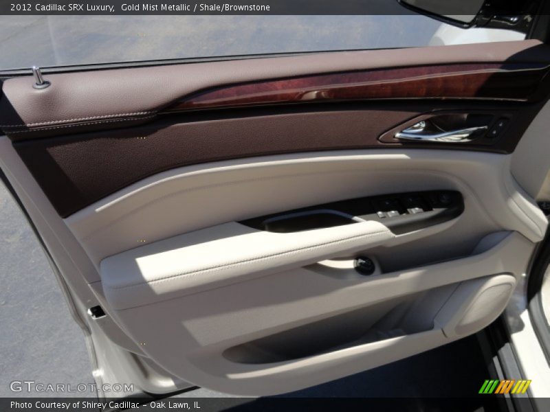 Gold Mist Metallic / Shale/Brownstone 2012 Cadillac SRX Luxury