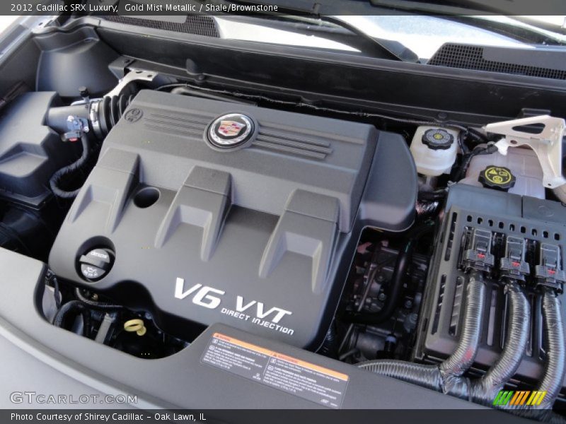 Gold Mist Metallic / Shale/Brownstone 2012 Cadillac SRX Luxury