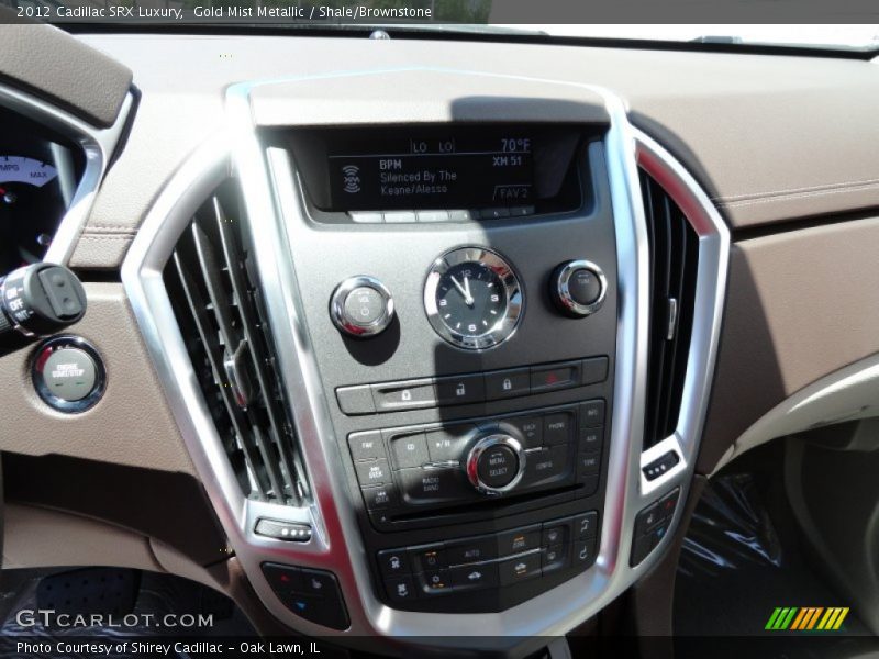 Gold Mist Metallic / Shale/Brownstone 2012 Cadillac SRX Luxury