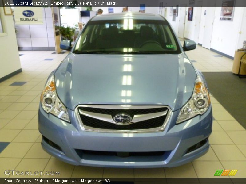 Sky Blue Metallic / Off Black 2012 Subaru Legacy 2.5i Limited