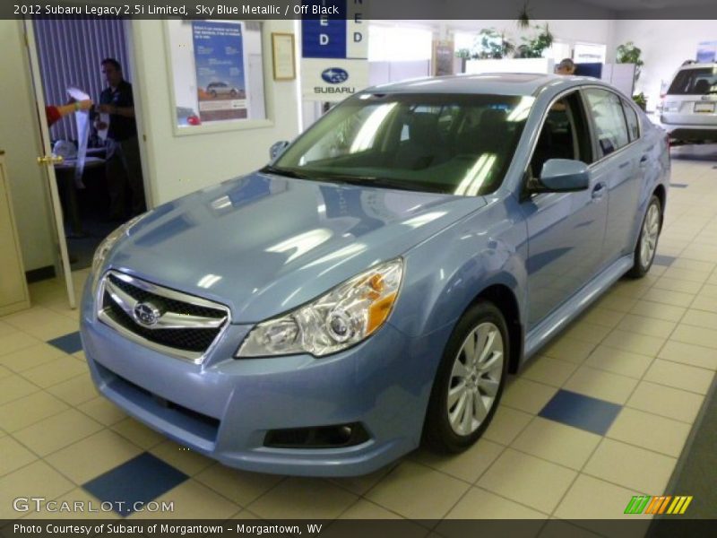 Sky Blue Metallic / Off Black 2012 Subaru Legacy 2.5i Limited