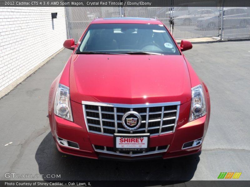 Crystal Red Tintcoat / Ebony/Ebony 2012 Cadillac CTS 4 3.6 AWD Sport Wagon