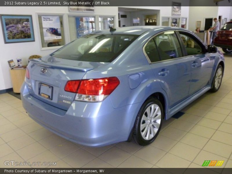 Sky Blue Metallic / Off Black 2012 Subaru Legacy 2.5i Limited