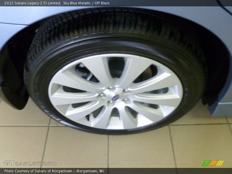 Sky Blue Metallic / Off Black 2012 Subaru Legacy 2.5i Limited