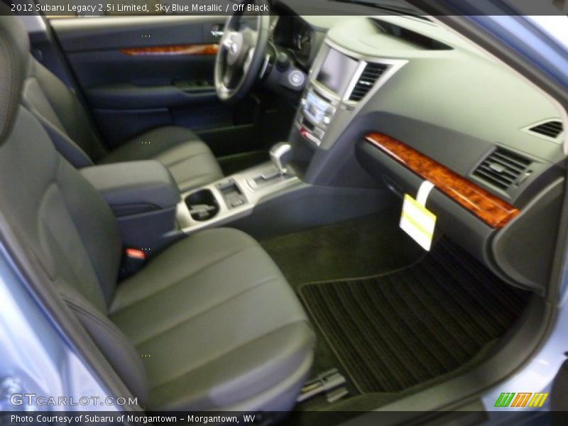 Sky Blue Metallic / Off Black 2012 Subaru Legacy 2.5i Limited