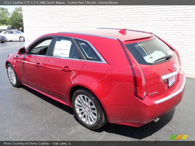 Crystal Red Tintcoat / Ebony/Ebony 2012 Cadillac CTS 4 3.6 AWD Sport Wagon