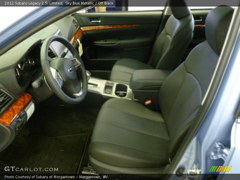Sky Blue Metallic / Off Black 2012 Subaru Legacy 2.5i Limited
