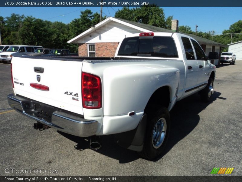 Bright White / Dark Slate Gray 2005 Dodge Ram 3500 SLT Quad Cab 4x4 Dually