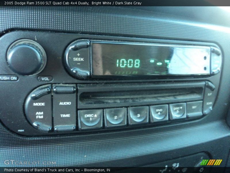 Bright White / Dark Slate Gray 2005 Dodge Ram 3500 SLT Quad Cab 4x4 Dually