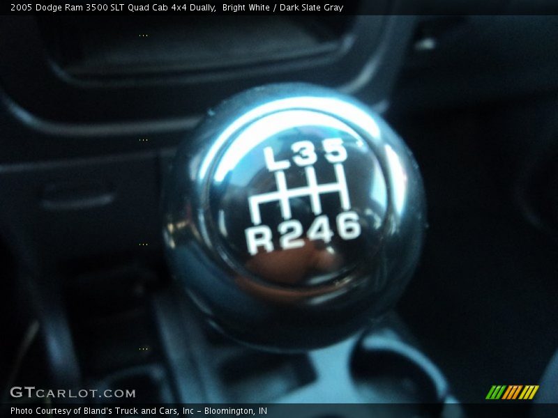 Bright White / Dark Slate Gray 2005 Dodge Ram 3500 SLT Quad Cab 4x4 Dually