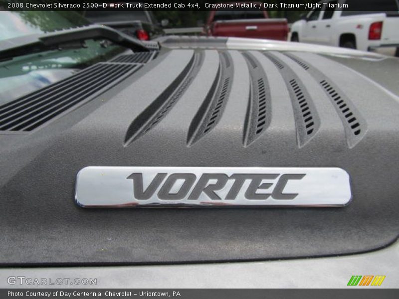 Graystone Metallic / Dark Titanium/Light Titanium 2008 Chevrolet Silverado 2500HD Work Truck Extended Cab 4x4