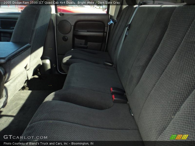 Bright White / Dark Slate Gray 2005 Dodge Ram 3500 SLT Quad Cab 4x4 Dually