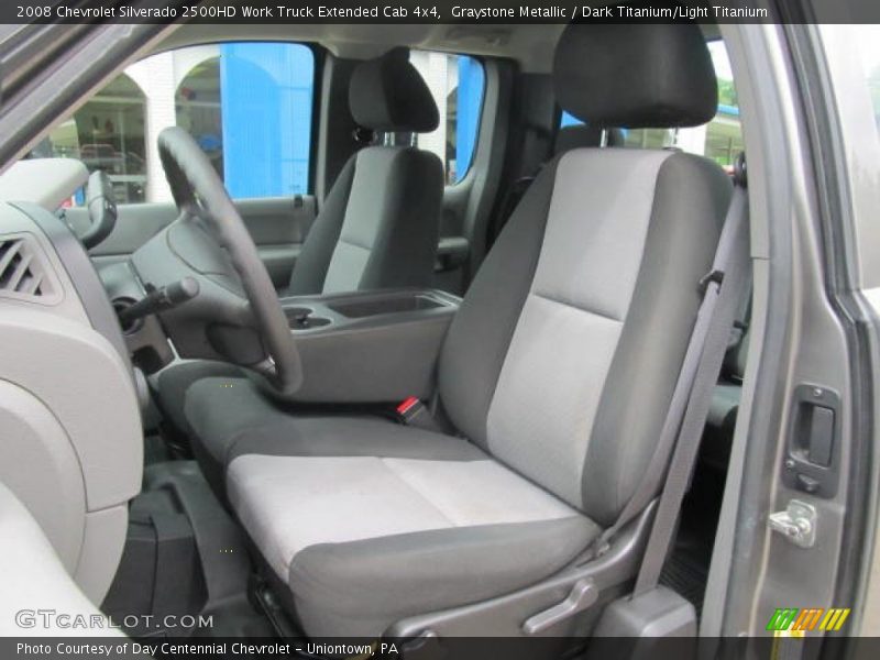 Graystone Metallic / Dark Titanium/Light Titanium 2008 Chevrolet Silverado 2500HD Work Truck Extended Cab 4x4