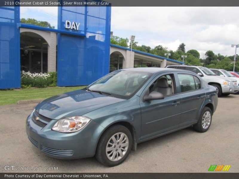 Silver Moss Metallic / Gray 2010 Chevrolet Cobalt LS Sedan