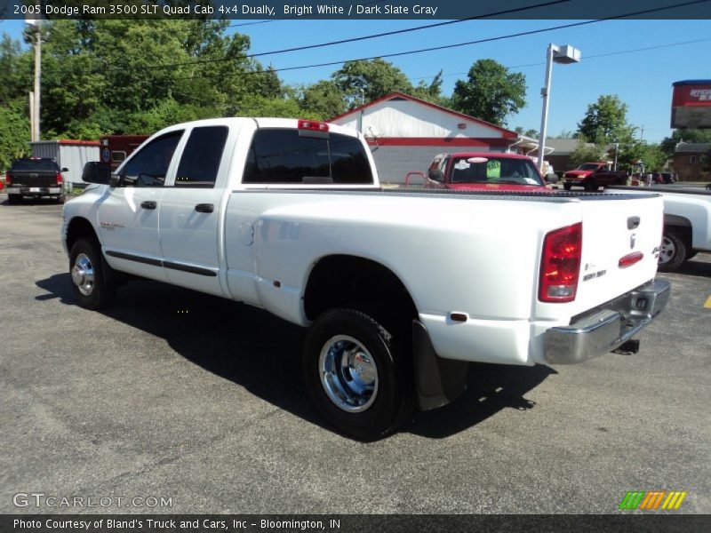 Bright White / Dark Slate Gray 2005 Dodge Ram 3500 SLT Quad Cab 4x4 Dually