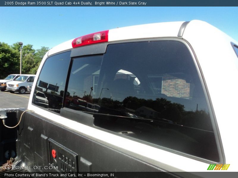 Bright White / Dark Slate Gray 2005 Dodge Ram 3500 SLT Quad Cab 4x4 Dually