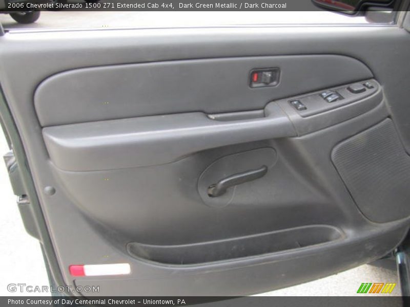 Dark Green Metallic / Dark Charcoal 2006 Chevrolet Silverado 1500 Z71 Extended Cab 4x4