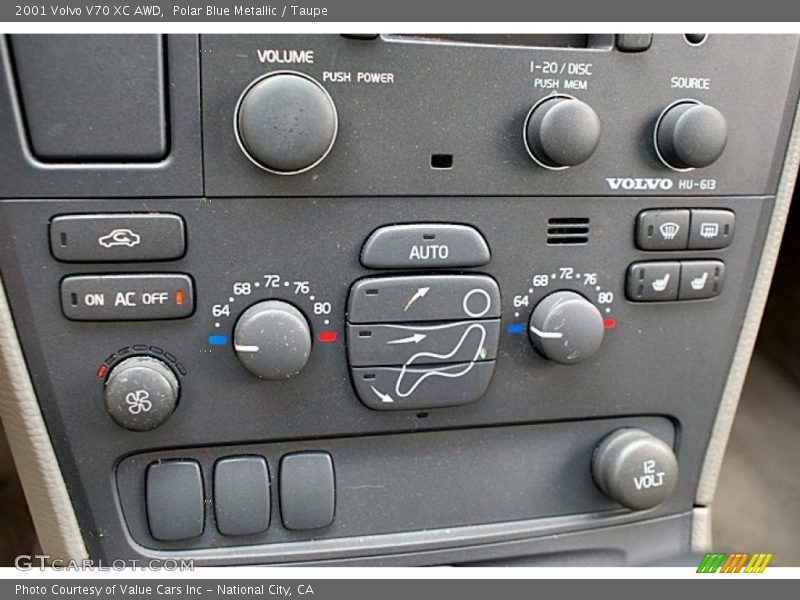 Controls of 2001 V70 XC AWD