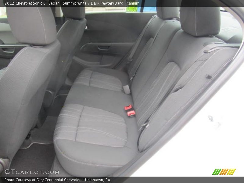 Summit White / Dark Pewter/Dark Titanium 2012 Chevrolet Sonic LT Sedan
