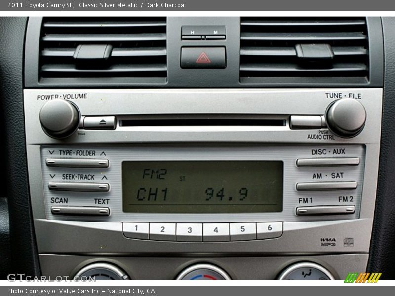 Audio System of 2011 Camry SE