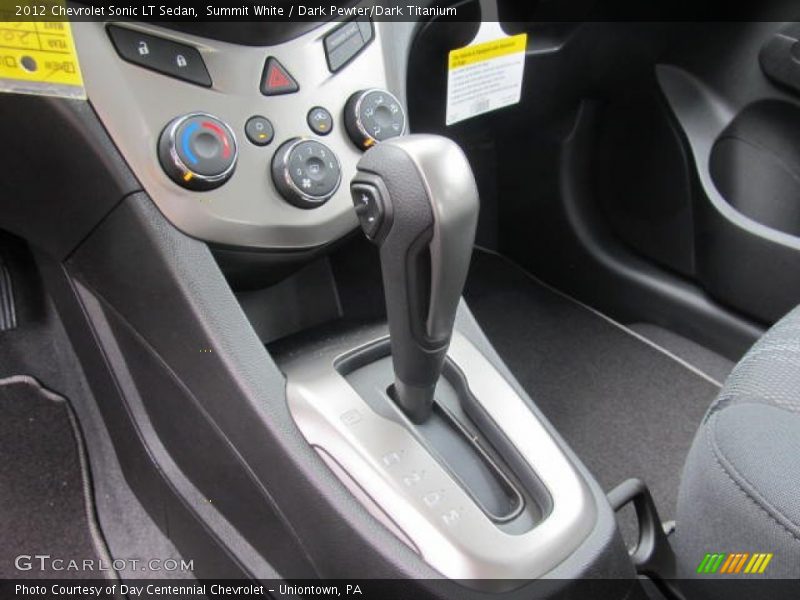 Summit White / Dark Pewter/Dark Titanium 2012 Chevrolet Sonic LT Sedan
