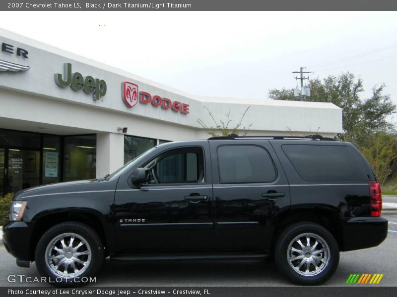 Black / Dark Titanium/Light Titanium 2007 Chevrolet Tahoe LS