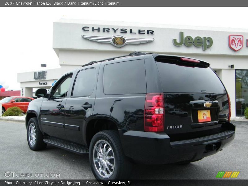 Black / Dark Titanium/Light Titanium 2007 Chevrolet Tahoe LS