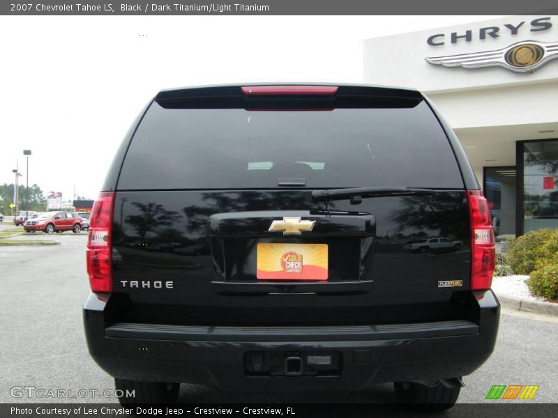 Black / Dark Titanium/Light Titanium 2007 Chevrolet Tahoe LS