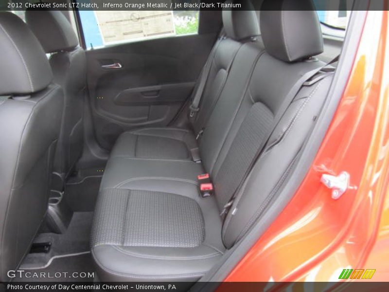 Rear Seat of 2012 Sonic LTZ Hatch