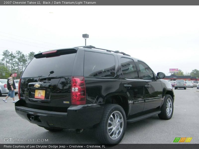 Black / Dark Titanium/Light Titanium 2007 Chevrolet Tahoe LS