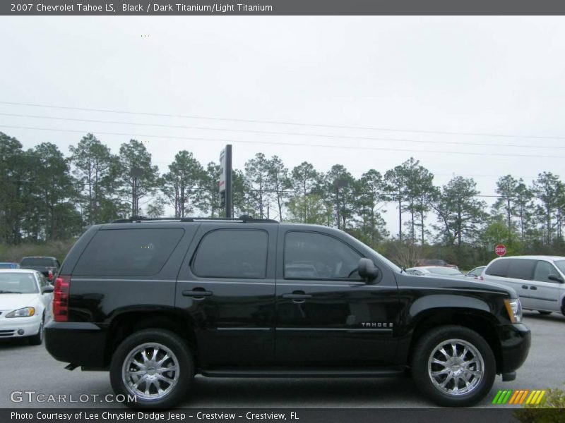 Black / Dark Titanium/Light Titanium 2007 Chevrolet Tahoe LS