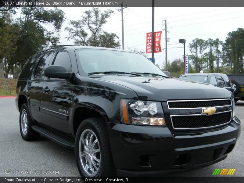 Black / Dark Titanium/Light Titanium 2007 Chevrolet Tahoe LS