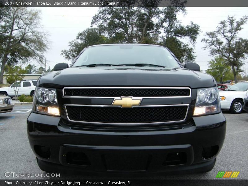 Black / Dark Titanium/Light Titanium 2007 Chevrolet Tahoe LS