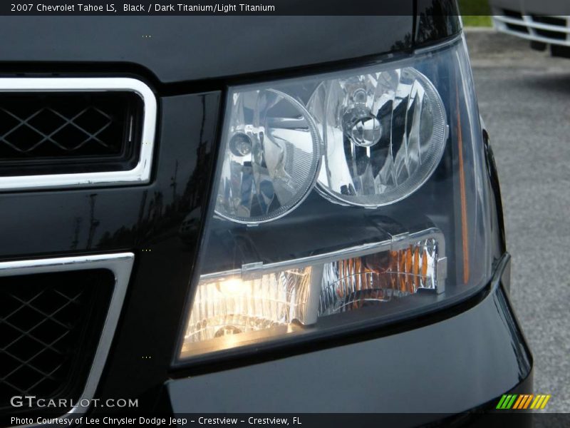 Black / Dark Titanium/Light Titanium 2007 Chevrolet Tahoe LS