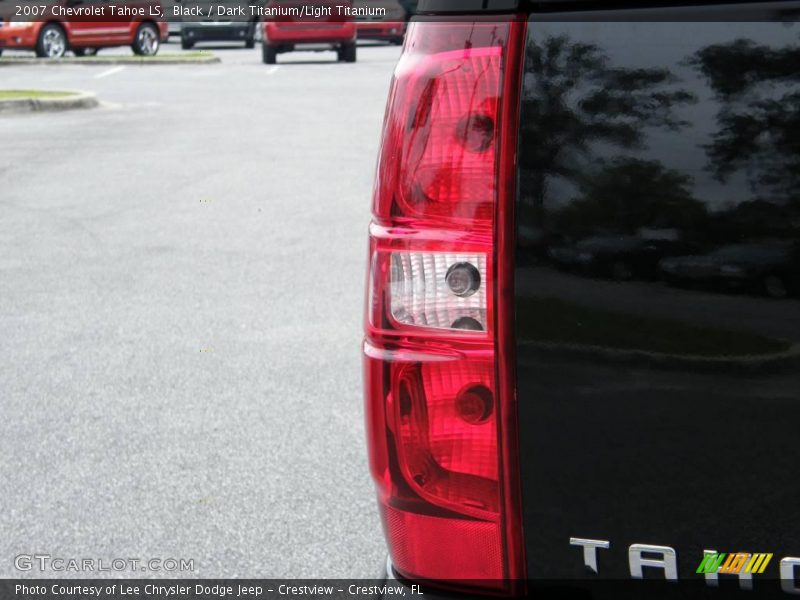 Black / Dark Titanium/Light Titanium 2007 Chevrolet Tahoe LS