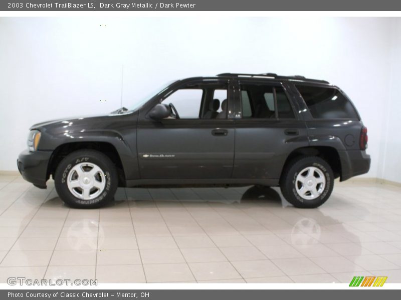 Dark Gray Metallic / Dark Pewter 2003 Chevrolet TrailBlazer LS