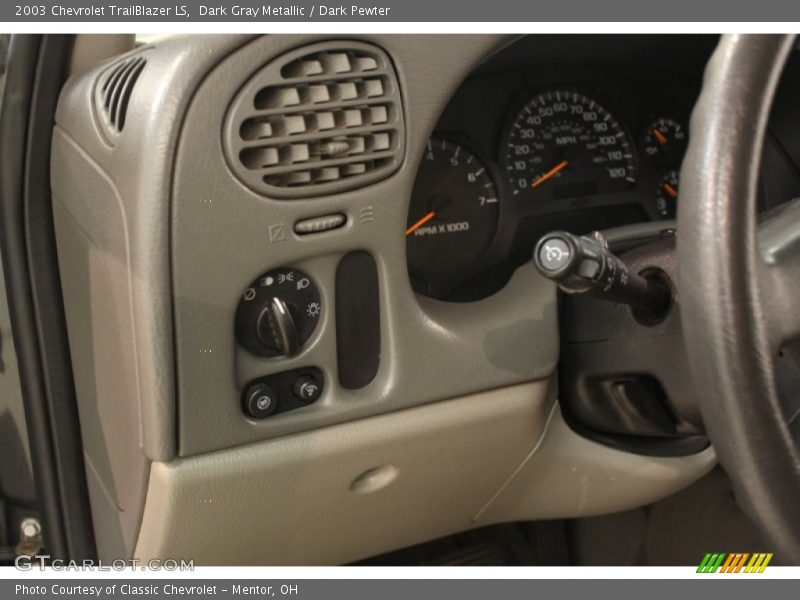 Dark Gray Metallic / Dark Pewter 2003 Chevrolet TrailBlazer LS