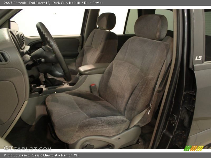 Dark Gray Metallic / Dark Pewter 2003 Chevrolet TrailBlazer LS
