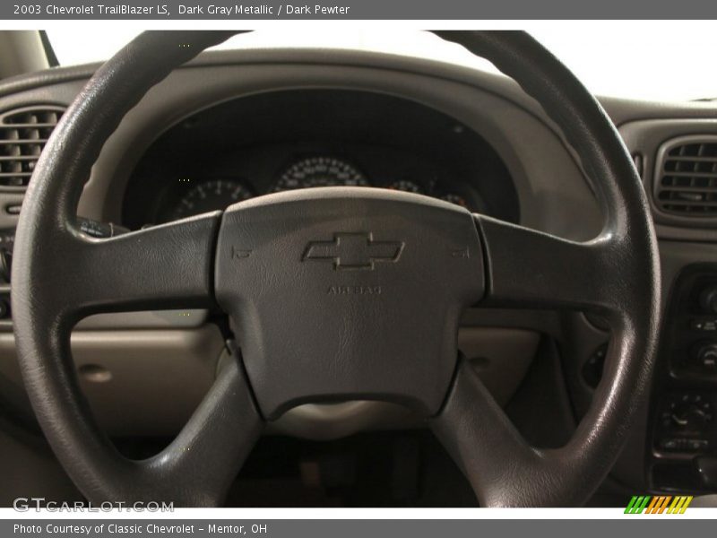 Dark Gray Metallic / Dark Pewter 2003 Chevrolet TrailBlazer LS