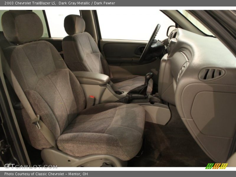 Dark Gray Metallic / Dark Pewter 2003 Chevrolet TrailBlazer LS