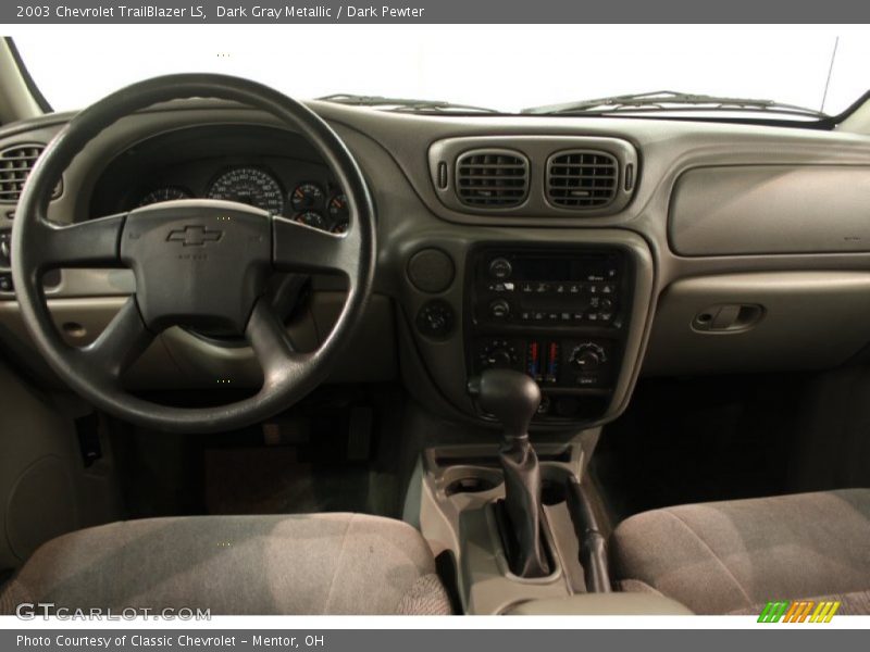 Dark Gray Metallic / Dark Pewter 2003 Chevrolet TrailBlazer LS